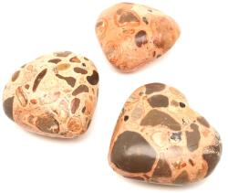 R. M. ékszer Ásványok Szív Leopardit (kalkolit) 3-4cm (PER) (014138)