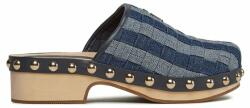 Tommy Hilfiger Saboți Denim Contrast Clog FW0FW07410 Bleumarin