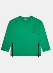 Benetton Bluză 34MLC10ES Verde Regular Fit