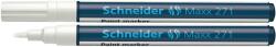 Schneider Marker cu vopsea SCHNEIDER Maxx 271, varf rotund 1-2mm - alb (S-127149) - officeclass