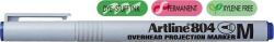 Artline OHP Non-Permanent marker ARTLINE 804, varf mediu - 1.0mm - albastru (EK-804-BL) - officeclass