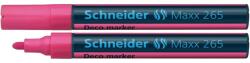 Schneider DECO MARKER SCHNEIDER MAXX 265 (creta lichita), varf rotund 1-3 mm