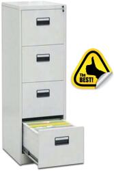  Clasificator metalic Asamblat 4 sertare, 460x620x1400 mm (LxlxH), STAR OFFICE (9600496) Dulap arhivare