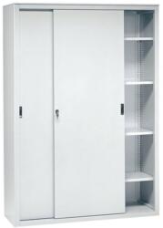 DULAP METALIC CU USI GLISANTE SI 4 RAFTURI, 1200x450x2000 mm (LxlxH), 50 kg/polita, Italia (9611379) Dulap arhivare