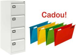  CLASIFICATOR METALIC CU 4 SERTARE, X273+CADOU! ! ! (10 Dosare suspendabile Bantex) (9611378P) Dulap arhivare