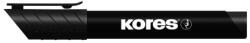 Kores Marker Permanent Negru Varf Rotund 3Mm Kores (KO20930) - officeclass