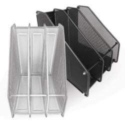  Suport Reviste 3/set Mesh Negru Forpus (fo30568)