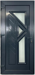 PPlusz Verona antracit színű műanyag bejárati ajtó