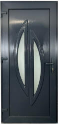 PPlusz Lucca antracit színű műanyag bejárati ajtó