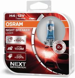 OSRAM Night breaker laser +150% H4 60/55w 2db (64193NL-HCB)