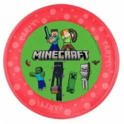 Godan Minecraft: Műanyag tányér - 21 cm