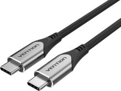 Vention USB-C 3.1/M - USB-C 3.1/M, (szövet, szürke), 0, 5m, kábel