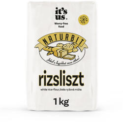 Kenyérvarázs Gluténmentes Its Us Naturbit Rizsliszt 1000g