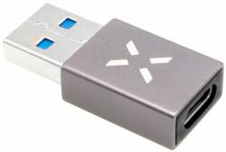 FIXED alumínium USB-C - USB-A adapter szürke FIXA-CU-GR (FIXA-CU-GR)