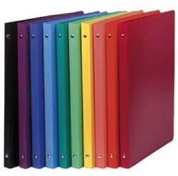 Exacompta Opaque A4 4 gyűrűs 20 mm gerinccel PP fekete gyűrűskönyv P2130-0690 (P2130-0690)