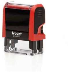 TRODAT Bélyegző, TRODAT "Printy 4912", piros ház, fekete párnával 4912P (4912P)
