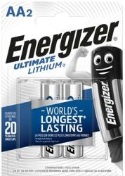 Energizer ULTIMATE LITHIUM tartós elem AA, lítium, 2db/csomag 639154 (639154)