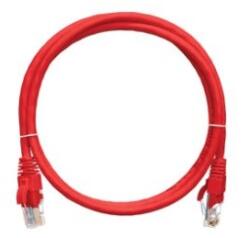 NIKOMAX Patch kábel S/FTP, CAT6a, PVC, 3m, piros NMC-PC4SA55B-030-RD (NMC-PC4SA55B-030-RD)