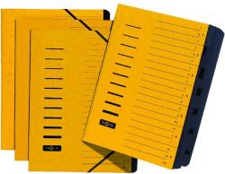 PAGNA A4 7 rekeszes A-Z sárga rendezőmappa P2408105 (P2408105)