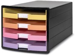 HAN Irattartó HAN Impuls A4/C4 4 fiókos pasztell nyitott fiókkal fekete 1013-139 (1013-139)