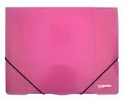 Electra Gumis mappa ELECTRA A/4 műanyag pink 2-600 (2-600)