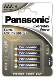 Panasonic EVERYDAY POWER szupertartós elem AAA, alkáli, 4db/csomag LR03EPS/4BP (LR03EPS/4BP)