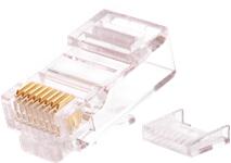 NIKOMAX Csatlakozó Dugó UTP, CAT5e, 8P8C, RJ45, 50 100db-os csomag NMC-RJ88RZ50UD2-100 (NMC-RJ88RZ50UD2-100)