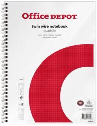 Office Depot A4+ 5db/csomag lefűzhető kockás spirálfüzet 3698652 (3698652)