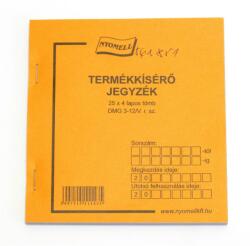  Nyomtatvány termékkisérő jegyzék 25x4 példányos 23114 (23114)