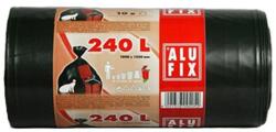 Alufix Szemeteszsák ALUFIX 240L köthető füles 10 db/tekercs MS240ROLUNI (MS240ROLUNI)
