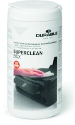 DURABLE SUPERCLEAN BOX 100 műanyag felületre tisztítókendő (570802) - pcx