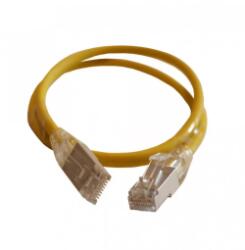 Legrand patch kábel RJ45-RJ45 Cat6A árnyékolt (S/FTP) LSZH (LSOH) 1 méter sárga d: 5, 2mm AWG28 LCS3 051551 (051551)