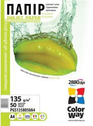 Colorway Fotópapír, fényes öntapadó (glossy self-adhesive), 135 - 80g/m2, A4, 50 lap PGS1358050A4 (PGS1358050A4)