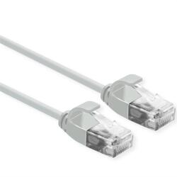 Roline Patch kábel UTP CAT6a LSOH, Slim, ultra hajlékony, data center kábel, kihúzásgátló, 3m, szürke 21.15. 3906-50 (21.15.3906-50)