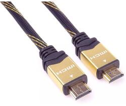 PremiumCord kábel HDMI High Speed, Ethernet, Gold plated, 4K, M/M, 1, 5m, fekete KPHDMET015 (KPHDMET015)