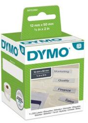 DYMO Etikett, LW nyomtatóhoz, 12x50 mm, 220 db etikett, DYMO S0722460 (S0722460)