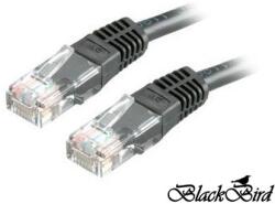 BlackBird Kábel Patch UTP CAT. 5E 3m Fekete BH1224 (BH1224)