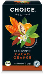  Bio Choice Kakaó Narancs Fekete Filteres Tea 20db - pcx