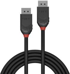Lindy Kábel DisplayPort 1.2 DP - DP, Black Line, 4K60Hz, M/M, 1m, fekete 36491 (36491)