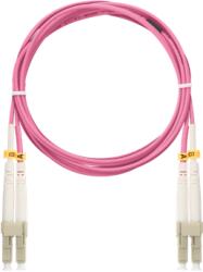NIKOMAX Optikai patch kábel LC - LC, MM 50/125, OM4, duplex, 3m, magenta NMF-PC2M4C2-LCU-LCU-003 (NMF-PC2M4C2-LCU-LCU-003)