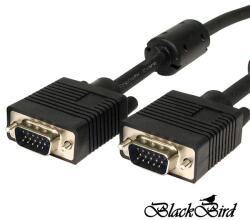 BlackBird Kábel VGA monitor Összekötő 3m, Male/Male, Árnyékolt BH1278 (BH1278)
