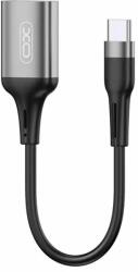 XO NB201 Type-C - USB-A OTG kábel 150mm fekete (128626) x128626 (x128626)