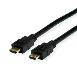 Valueline kábel HDMI 2.0 - HDMI 4K60Hz High Speed + Ethernet, A-A, M/M, erősített dugós, 7, 5m, fekete 11.99. 5695-10 (11.99.5695-10)