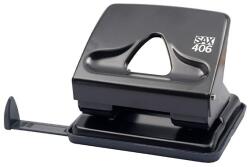 ICO Lyukasztó SAX 406 2 lyukú fém 30 lap fekete 7310064002 (7310064002)