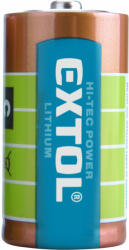 Extol elem 1 db, Li-ion, 3V, méret: CR123A; 1600mAh, bliszteren