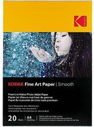 Kodak Fotópapír KODAK Fine Art Smooth A/4 230g 20 ív/csomag KO-9891092 (KO-9891092)
