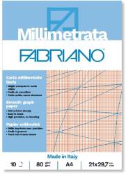 FABRIANO A4 80g 10lapos milliméterpapír tömb 19100662 (19100662)