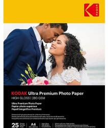 Kodak Fotópapír KODAK Ultra Premium A/4 fényes 280g 25 ív/csomag KO-9891261 (KO-9891261)