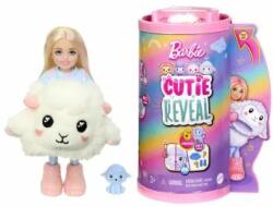 Mattel Barbie Chelsea Cutie Reveal: Meglepetés baba plüss jelmezben - bárány