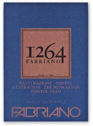 Fedrigoni 1264 Bristol 200g A4 50lapos ragasztott rajztömb 19100654 (19100654)